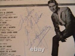 Autographedgeorge Jonesnew Favs. Of George Jones -33 1/3 Lp-phono Record Album