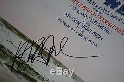 BARBARA STREISAND ROBERT REDFORD Hand Signed THE WAY WE WERE Record Album withCOA