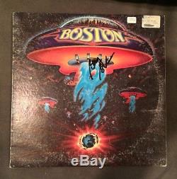 BARRY GOUDREAU SIGNED AUTOGRAPHED BOSTON SELF TITLED DEBUT RECORD ALBUM #1