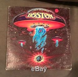 BARRY GOUDREAU SIGNED AUTOGRAPHED BOSTON SELF TITLED DEBUT RECORD ALBUM #1
