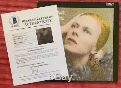 BAS LOA David Bowie signed GENUINE 1997 autographed HUNKY DORY 1971 album