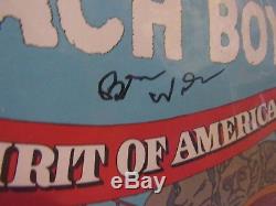 BEACH BOYS SPIRIT OF AMERICA ALBUM SIGNED BY Brian Wilson 5 SIGNATURES TOTAL