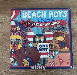 BEACH BOYS signed vinyl album SPIRIT OF AMERICA LOVE, JOHNSTON & MARKS