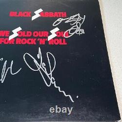 BLACK SABBATH BAND signed autographed ALBUM OZZY OSBOURNE +3 BECKETT BAS COA B