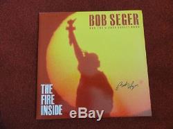 BOB SEGER SIGNED AUTOGRAPH Orig Vinyl Record Album LP Letter From Manager Punch