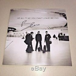 BONO signed autographed ALL THAT YOU CAN'T LEAVE BEHIND ALBUM SLEEVE U2 BAS COA