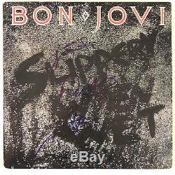 BON JOVI Slippery When Wet Signed Autograph Album x 4