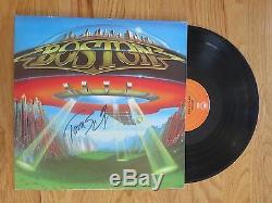 BOSTON Guitarist TOM SCHOLZ signed DON'T LOOK BACK 1976 Record / Album COA