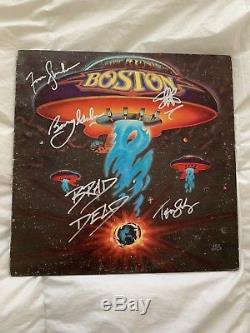 BOSTON SIGNED Self Titled ALBUM Signed by Band Members