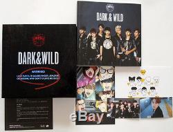BTS Bangtan Boys Autographed korean 2nd album DARK & WILD CD+photobook new korea