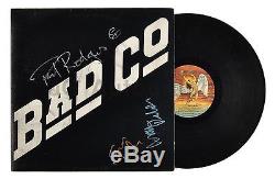 Bad Company Vintage Record Album Autographed by Rodgers Ralphs Kirke