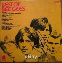 Barry Gibb The Bee Gees Autographed Record Album Signed LP JSA COA