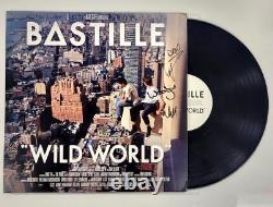 Bastille signed Wild World vinyl record album cover BAS Beckett LOA