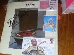 Bb king autographed signed album and backstage pass