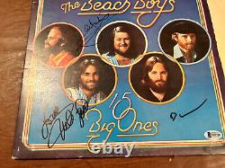 Beach Boys Brian Wilson, Al Jardine and Mike Love Autographed Album Beckett COA