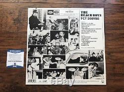 Beach Boys Brian Wilson Signed Pet Sound Album Cover BAS COA B58448 L@@K psa jsa