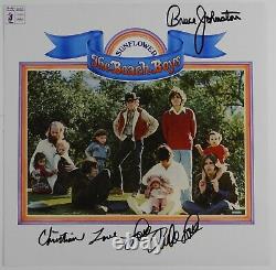 Beach Boys JSA Autograph Signed Record Album Litho Sunflower Mike Love Bruce