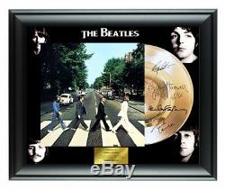 Beatles Autograph Abbey Road Album LP Gold Record Award Paul McCartney Signature