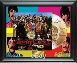 Beatles Autographed Sgt Peppers Album LP Gold Record Award John Lennon