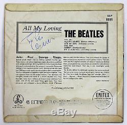 Beatles John Lennon Signed All My Loving Parlaphone 45 RPM Album Epperson Coa