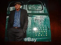Before This World Vinyl LP Album SIGNED by James Taylor (2015) Limited Edition