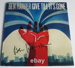 Ben Harper Signed Album Record Lp Give Till Its Gone 12 Vinyl