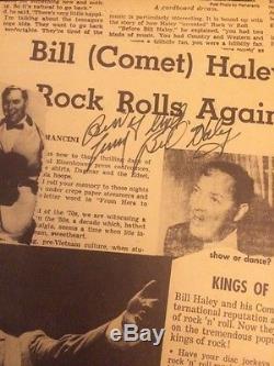 Bill Haley autograph, signed Scrapbook Record Album