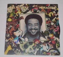 Bill Withers Signed Autographed MENAGERIE Record Album Lp Beckett BAS COA