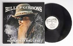 Billy Gibbons Signed Big Bad Blues Vinyl Record Album BAS COA ZZ Top Autograph