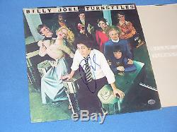 Billy Joel-Autographed Signed Record Album-TURNSTILES-Hologram