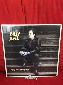 Billy Joel Rare Authentic Hand Signed Vinyl Record Album Innocent Man Piano Man
