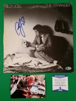 Billy Joel Signed The Stranger Lp Album With Photo Proof And Bas Beckett Coa