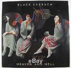 Black Sabbath Heaven And Hell Ronnie Dio Signed Autograph Record Album JSA Vinyl