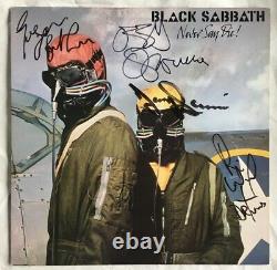 Black Sabbath Never Say Die 1978 Nm Lp Autographed / Signed By Whole Band