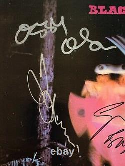 Black Sabbath signed paranoid album group autograph lp ozzy osbourne beckett loa