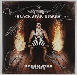 Black Star Riders Signed Autograph Record Album Vinyl JSA Heavy Fire