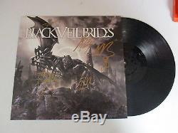 Black Veil Brides Autographed Signed Vinyl Album With Signing Picture Proof
