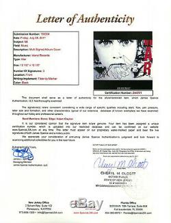 Bloody Sunday Bono Edge & Adam Clayton Signed U2 War Vinyl Album Proof JSA COA