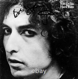 Bob Dylan Autographed Rare Record Album Hard Rain Circa 1976