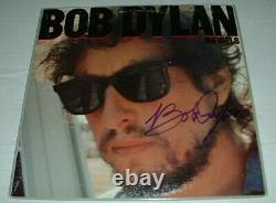Bob Dylan Infidels Hand Signed Vinyl Album Certificate Of Authenticity Autograph