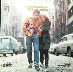 Bob Dylan signed Lp record autographed Album + COA The Freewheelin