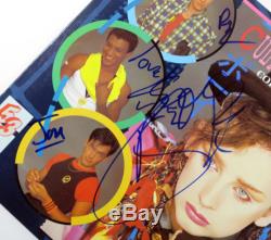 Boy George & Culture Club Signed LP Record Album Color By Numbers with 4 JSA AUTOS