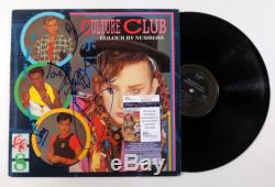 Boy George & Culture Club Signed LP Record Album Color By Numbers with 4 JSA AUTOS