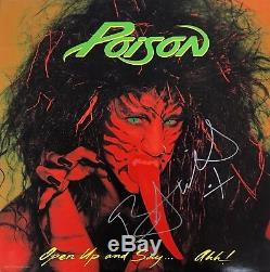 Bret Michaels Autographed Signed Poison Open Up And Say Ahh Bas Coa Record Album