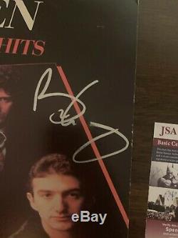 Brian May Signed Queen Greatest Hits Autographed Album Cover LP JSA CC97336