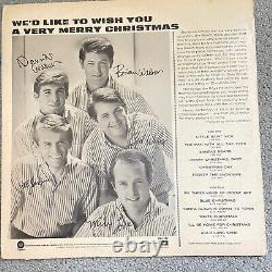 Brian Wilson Beach Boys signed Christmas LP Album autograph OFFER