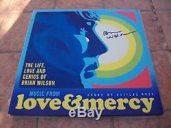 Brian Wilson Signed Love & Mercy Lp Album Jsa Coa