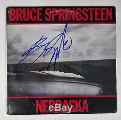 Bruce Springsteen Autographed Nebraska record Album Signed Beckett BAS COA