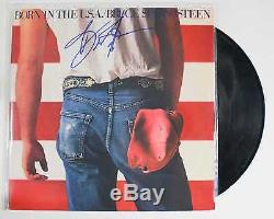 Bruce Springsteen Born in the USA Autographed Album Cover withLP COA