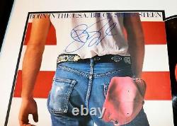 Bruce Springsteen Framed Signed Born In The USA Lp Album Record Psa Jsa